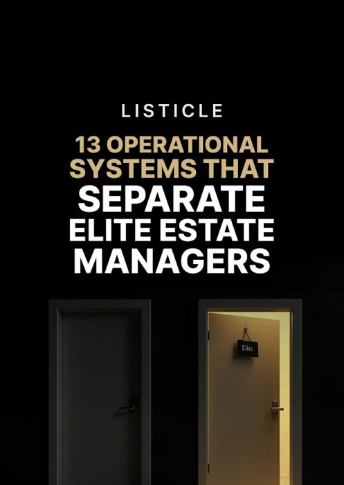 13 Operational Systems That Separate Elite Estate Managers