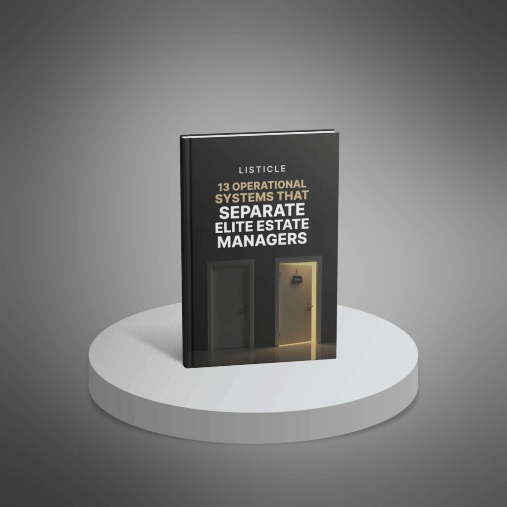13 Operational Systems That Separate Elite Estate Managers