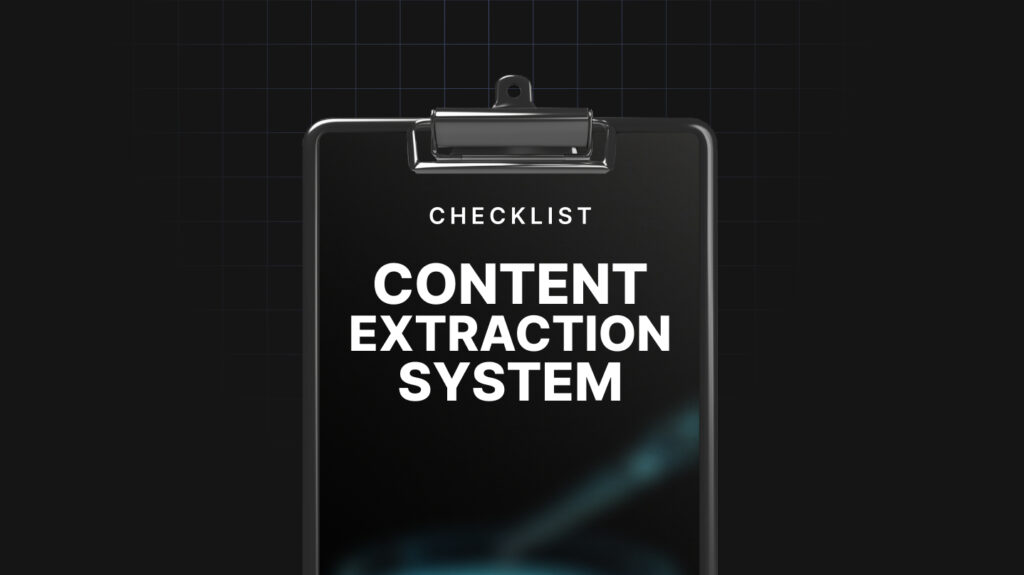 Content Extraction System