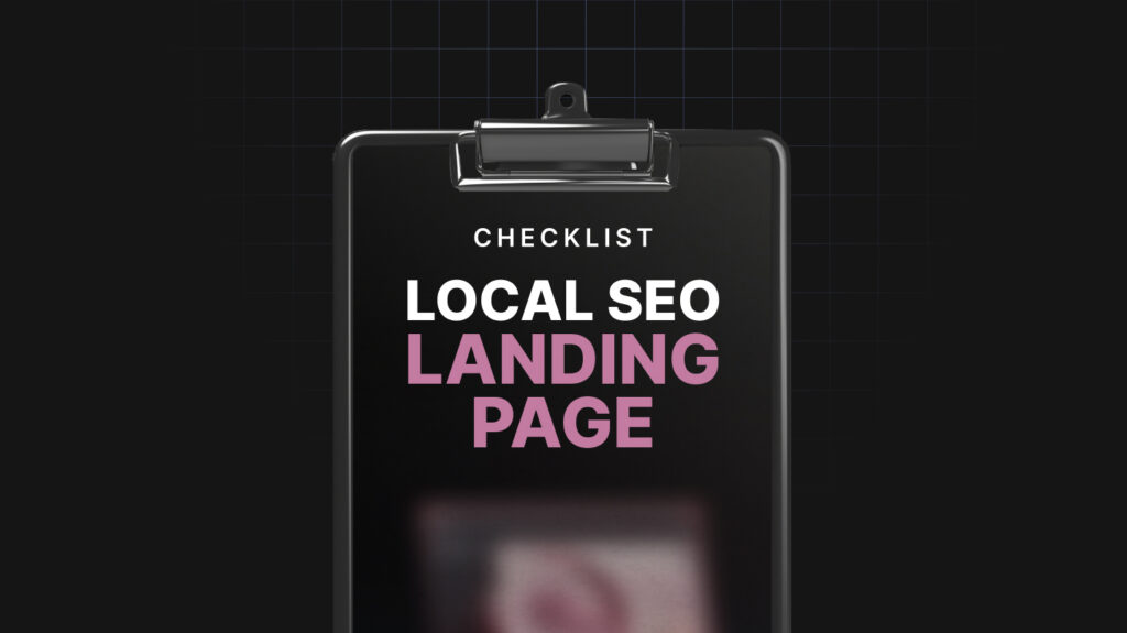 Local SEO Landing Page