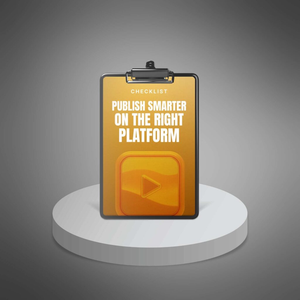 Publish Smarter on the Right Platform